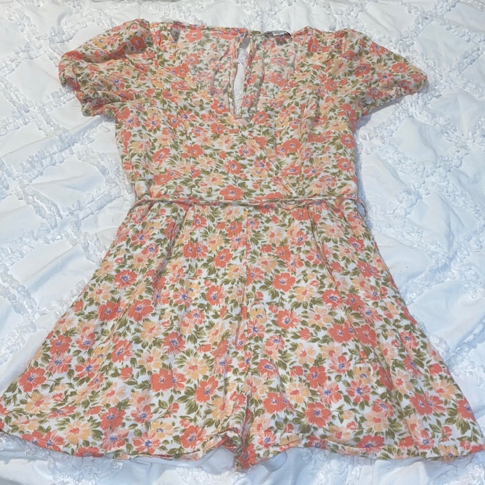 American Eagle Floral Romper